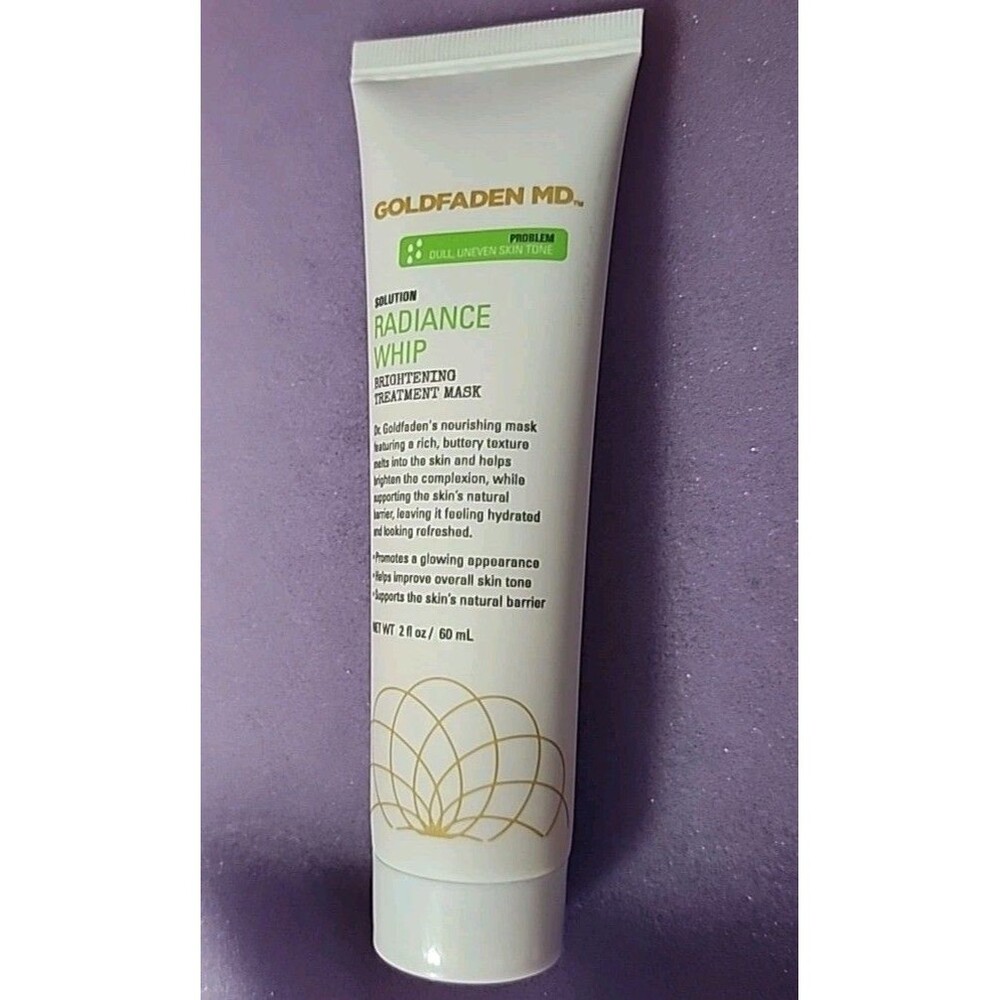 GOLDFEDEN MD SOLUTION RADIANCE WHIP Brightening Treatment Mask Full Sz~2oz/60ml